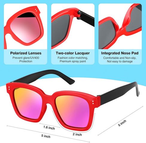 نظارات شمسية للأطفال من tepsmigo هدايا الحفلات - 24 حزمة من النظارات الشمسية للأطفال بكميات كبيرة للأولاد والبنات - نظارات شمسية للحفلات للأطفال وحفلات أعياد الميلاد، ومستلزمات حفلات التخرج، وهدايا حقيبة جودي، وهدايا حفلات حمام السباحة على الشاطئ in Kuwait