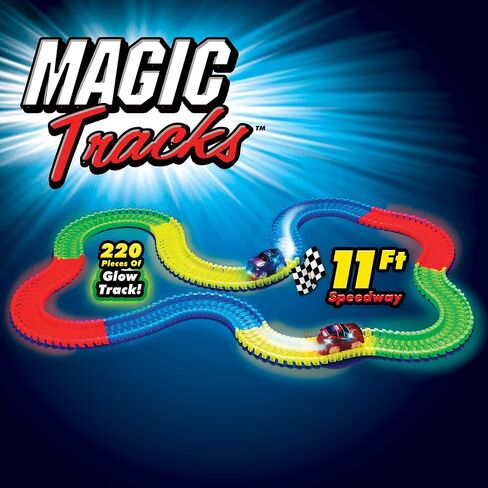 Ontel Magic Tracks The Amazing Racetrack That Can Bend, Flex and Glow - As Seen On TV Multicolor, 11' in Saudi Arabia