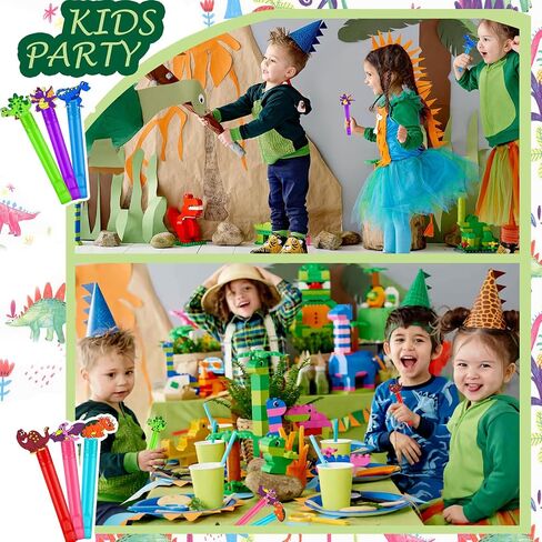 48 Pack Dinosaur Bubble Mini Wand,Dinosaur Birthday Party Supplies,Dinosaur Party Favors Neon Toys for Kids,Dinosaur Party Decorations Goodie Bag Stuffers Gifts for Kids in Saudi Arabia