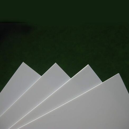 ABS1705 10pcs 0.5mm Thickness 170mm x 250mm White Polystyrene Sheets 9.84'' x 6.69'' ABS Styrene Sheets for Model Train Layout (0.5mm-10pcs) in Kuwait
