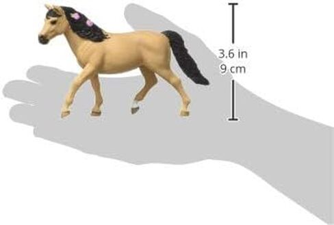 Schleich Horse Club Frisian Mare Horse Toy Figurine - Realistic Toy Figure with Detailed Braiding and Mane, Fun and Imaginative Play for Boys and Girls, Gift for Kids Ages 5+ in Kuwait