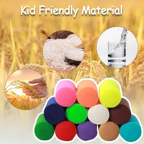 لعب العجين للأطفال، عزيزي دير 43 قطعة من صانعة الآيس كريم للأطفال مجموعات عجينة البرجر وإبداعات المطبخ وأدوات العجين للعب مع 24 عجينة طين، 3 4 6 8 سنوات هدية عيد ميلاد للأولاد والبنات in Kuwait