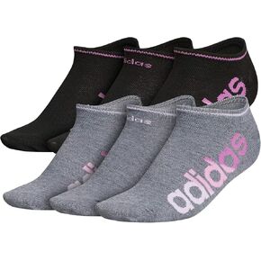 adidas Womens Superlite Linear No Show Socks (6-pair) in Saudi Arabia