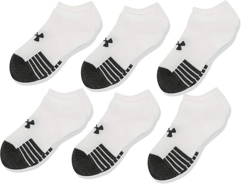 جوارب Under Armour Youth Performance Tech No Show، متعددة الأزواج in Kuwait