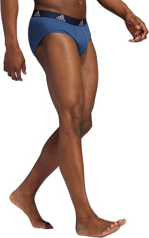 adidas Men's Stretch Cotton Brief Underwear (3-Pack) in Kuwait