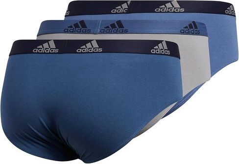adidas Men's Stretch Cotton Brief Underwear (3-Pack) in Kuwait