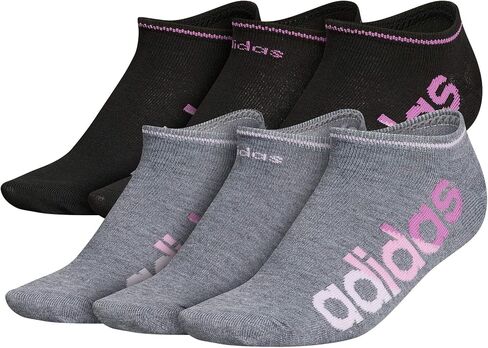 adidas Womens Superlite Linear No Show Socks (6-pair) in Saudi Arabia