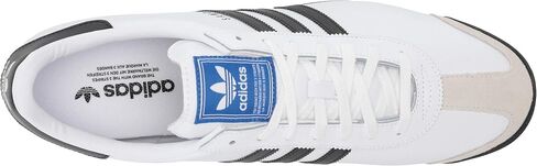 adidas Originals Men's Samoa Retro Sneaker Running Shoe, White/Black, 8.5 M US in Saudi Arabia