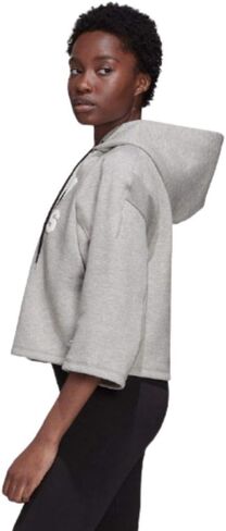 adidas womens Cropped Hoodie in Saudi Arabia