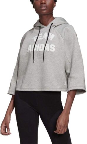 adidas womens Cropped Hoodie in Saudi Arabia