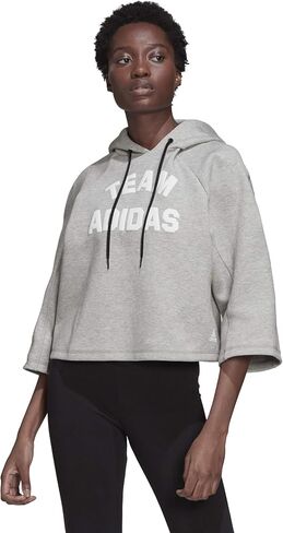 adidas womens Cropped Hoodie in Saudi Arabia