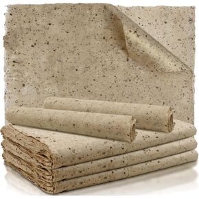 50 قطعة من ورق التوت الطبيعي المصنوع يدويًا من Vmiapxo، أوراق قصاصات ورقية تزيينية عتيقة لكتابة اللوحة Decoupage، مقاس 38.1 سم × 27.94 سم in Kuwait