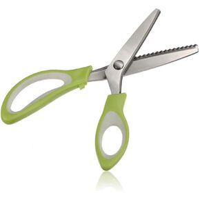 EXCEART Pinking Shears Pinking Scissors for Fabric Dressmaking Shears Pinking Scissors for Sewing Jagged Tailor Scissors