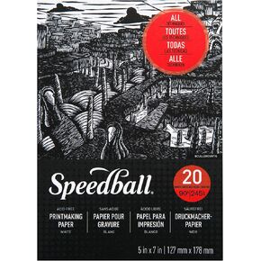 Speedball Printmaking Paper Pad 11x14, 15 Sheets