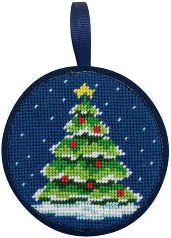Alice Peterson Stitch-Ups Christmas Tree Needlepoint Ornament Kit in Saudi Arabia