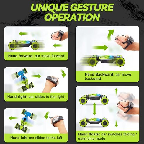 Dysaim Gesture RC Car Hand Controlled Stunt Car for 6-12 yr Boys Girls in Kuwait