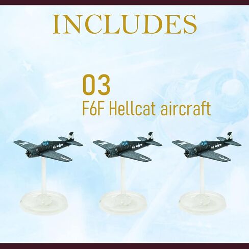 Wargames Delivered Blood Red Skies: The Battle of Midway Starter Set - 1:200 Scale WW2 Mass Air Combat Tabletop Wargame - Airplane Board Games by Warlord Games in Kuwait