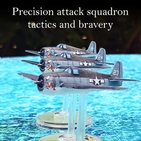 Wargames Delivered Blood Red Skies: The Battle of Midway Starter Set - 1:200 Scale WW2 Mass Air Combat Tabletop Wargame - Airplane Board Games by Warlord Games in Kuwait