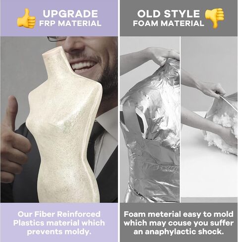 Mannequin,Dress Form Female Mannequin Torso Adjustable 59-67 Inch Upgraded Manican in Saudi Arabia