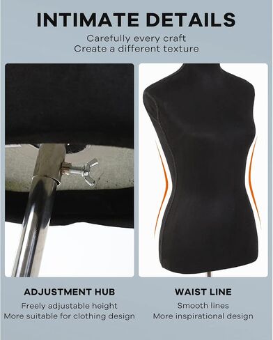 Mannequin,Dress Form Female Mannequin Torso Adjustable 59-67 Inch Upgraded Manican in Saudi Arabia
