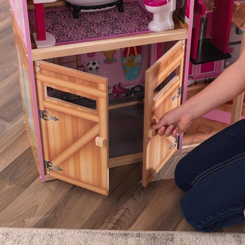 KidKraft Wooden Dollhouse Shimmer Mansion for 12" Dolls in Saudi Arabia