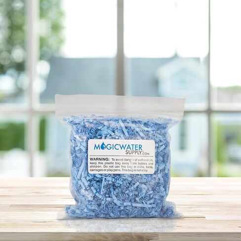 MagicWater Supply - 2 oz - Light Blue - Crinkle Cut Paper Shred Filler great for Gift Wrapping, Basket Filling, Birthdays, Weddings, Anniversaries, Valentines Day, and other occasions in Kuwait