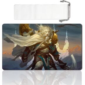 Board Game MTG Playmat Games Size 60X35 cm CCG Compatible for MTG CCG RPG Trading Card Game (Damnation-Xin) in Saudi Arabia