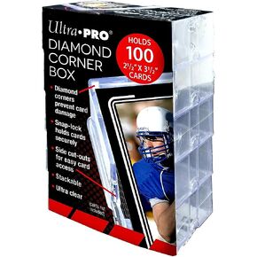 Ultra Pro Diamond Corner Box to Hold 100+ Sports Trading Cards (10 Count Pack) in Kuwait