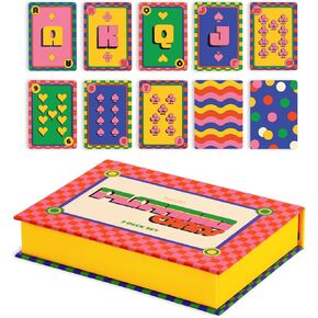 ban.do 2 Decks of Playing Cards, 52-Count Standard Card Deck with Case, Cute Playing Cards for Adults (Dots & Waves) in Saudi Arabia