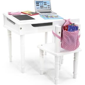 Playtime by Eimmie 18 Inch Doll Furniture Couch & Living Room Set – Wooden Playset with TV & Pet Accessories, Fits American, Generation, My Life & Similar 14"-18" Dolls in Kuwait