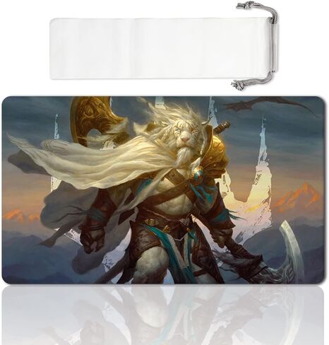 Board Game MTG Playmat Games Size 60X35 cm CCG Compatible for MTG CCG RPG Trading Card Game (Damnation-Xin) in Kuwait