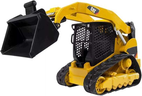 Bruder Toys - Construction Realistic CAT Compact Track Loader with Adjustable and Lockable Loading Arm and Moveable Rubber Chains - Ages 3+ in Saudi Arabia