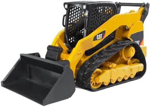 Bruder Toys - Construction Realistic CAT Compact Track Loader with Adjustable and Lockable Loading Arm and Moveable Rubber Chains - Ages 3+ in Saudi Arabia