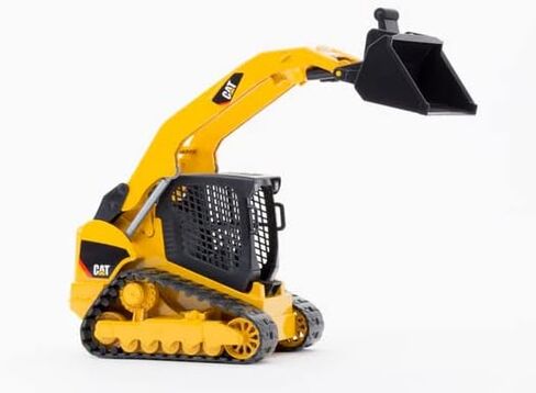 Bruder Toys - Construction Realistic CAT Compact Track Loader with Adjustable and Lockable Loading Arm and Moveable Rubber Chains - Ages 3+ in Saudi Arabia
