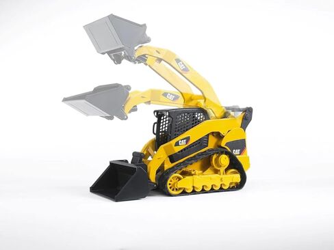 Bruder Toys - Construction Realistic CAT Compact Track Loader with Adjustable and Lockable Loading Arm and Moveable Rubber Chains - Ages 3+ in Saudi Arabia