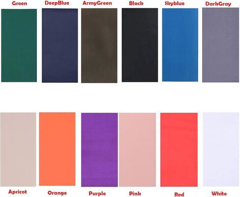 LARATH 12 Pieces Nylon Repair Patches Self-Adhesive Patch Waterproof Repair Patches for Tent Clothing Down Jacket Tent Leather Bag, 12 Colors in Saudi Arabia