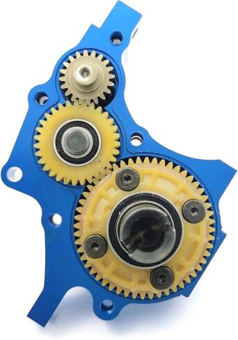 Dhawk Racing DR10 CNC الألومنيوم المرتبط بعلبة التروس V2 لـ DR10 SR10 Prosc10 Db10 Trophy Rat (أزرق) in Saudi Arabia