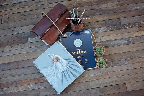 Strathmore Vision Vellum Mixed Media Pad 5.5"X8.5"-98lb, 70 Sheets -62662550 in Kuwait