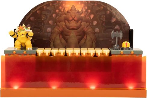 Nintendo 2.5" Deluxe Bowser Battle Playset in Kuwait