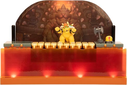 Nintendo 2.5" Deluxe Bowser Battle Playset in Kuwait
