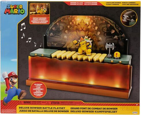 Nintendo 2.5" Deluxe Bowser Battle Playset in Kuwait