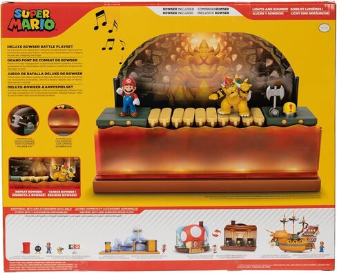 Nintendo 2.5" Deluxe Bowser Battle Playset in Kuwait