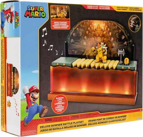 Nintendo 2.5" Deluxe Bowser Battle Playset in Kuwait