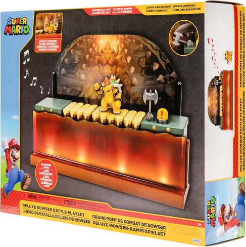 Nintendo 2.5" Deluxe Bowser Battle Playset in Kuwait