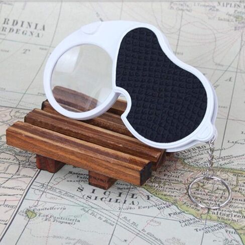 أدوات عدسة مكبرة LED قابلة للطي غلاف معدني غير قابل للانزلاق عدسة مكبرة عدسة مكبرة in Kuwait