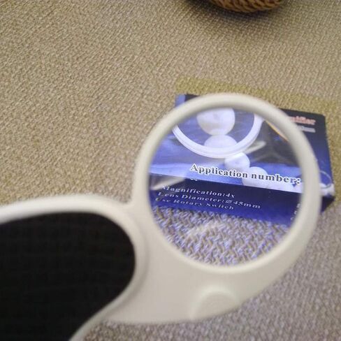 أدوات عدسة مكبرة LED قابلة للطي غلاف معدني غير قابل للانزلاق عدسة مكبرة عدسة مكبرة in Kuwait