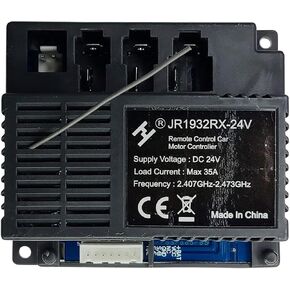 JR1932RX-24V جهاز استقبال صندوق التحكم متوافق مع 2.4G جهاز تحكم عن بعد بلوتوث، ملحقات اللوحة الأم للأطفال ركوب على قطع غيار لوحة دوائر السيارة in Kuwait