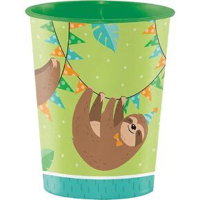 Creative Converting Sloth Party Plastic Cup, 1 ct, 16 oz in Kuwait