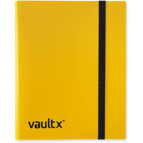 Vault X Binder - مجلد ألبوم بطاقات التداول ذو 9 جيوب - مجلد جيب تحميل جانبي 360 درجة لـ TCG (أسود) in Kuwait