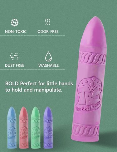 TBC The Best Crafts 24 Colors Dual Tip Acrylic Paint Markers,Waterproof, Non-Toxic, odorless, Suitable for Paper, Pottery, Stones, Backpacks, Glass (24 pcs Artist Chalks) in Kuwait